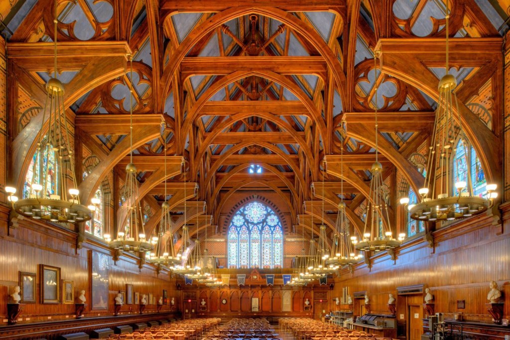 Annenberg Hall in Memorial Hall, Harvard University