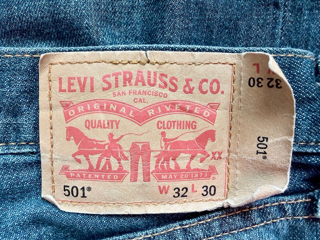 A Levi's 501 Two Horses patch