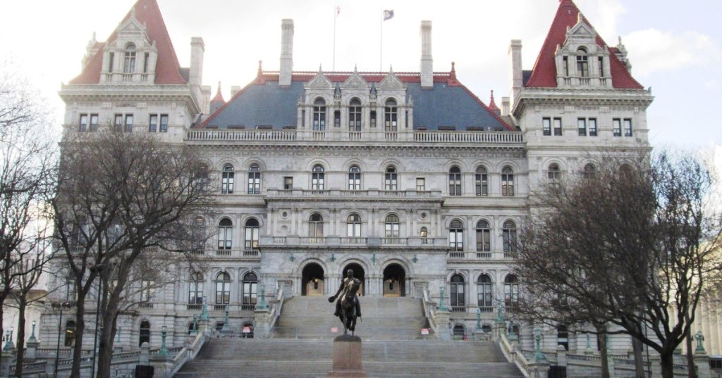 The New York State Capitol in Albany